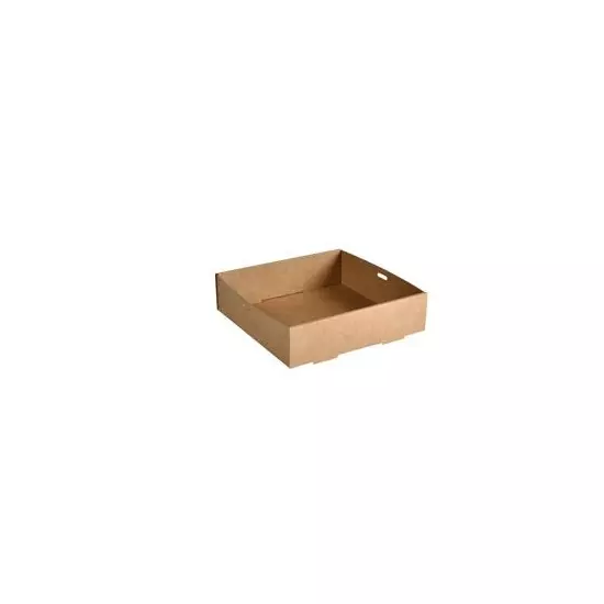 Duni BioPak Glance Catering box small barna 22,5x22,5x6cm 100db/gyűjtő