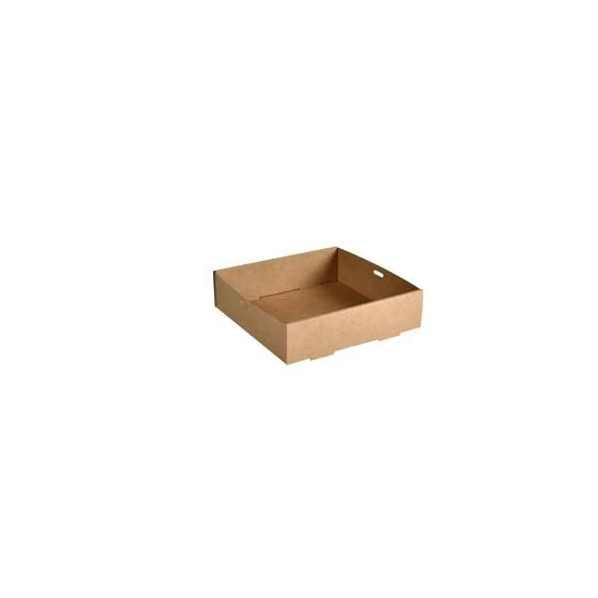 Duni BioPak Glance Catering box small barna 22,5x22,5x6cm 100db/gyűjtő