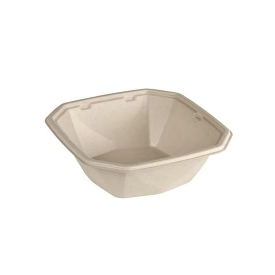 Duni Biopak tálka Octabagasse barna 900ml 6x50db/gyűjtő