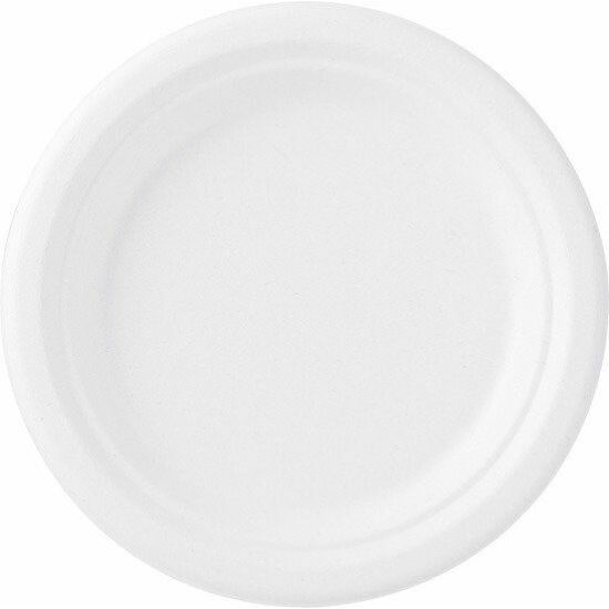 Duni Ecoecho Bagasse tányér fehér 17cm 10x50db/gyűjtő
