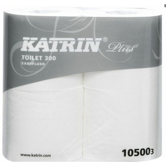 Katrin plus easy flush toalettpapír 2 rétegű M10 D11,5 300lap 37,5m cell 20tek/gyűjtő