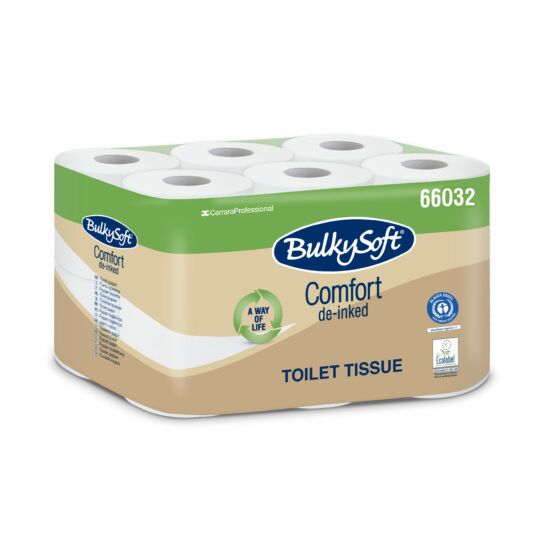 BulkySoft comfort kistekercses toalettpapír 2 rétegű 210lap 22m fehérített 8x12tek/gyűjtő