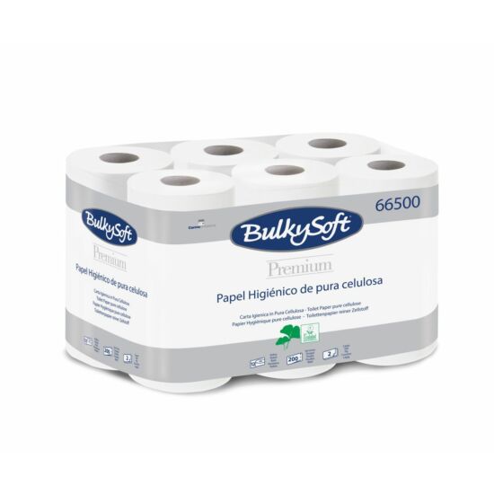 BulkySoft premium kistekercses toalettpapír 2 rétegű 200lap 24m cell 8x12tek/gyűjtő