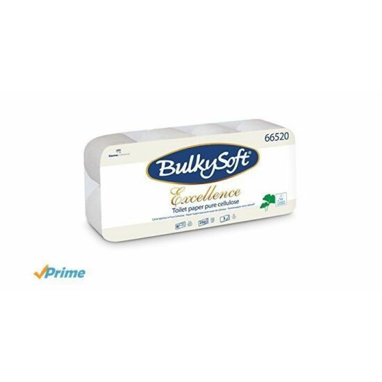 BulkySoft excellence kistekercses toalettpapír 3 rétegű 250lap 28,75m cell 9x8tek/gyűjtő