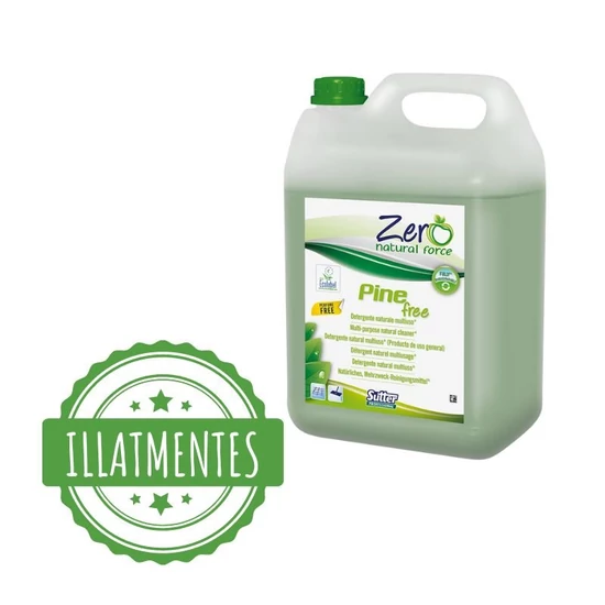Sutter Zero Pine Free környezetbarát illatmentes általános felülettisztító koncentrátum 5kg 4kanna/gyűjtő