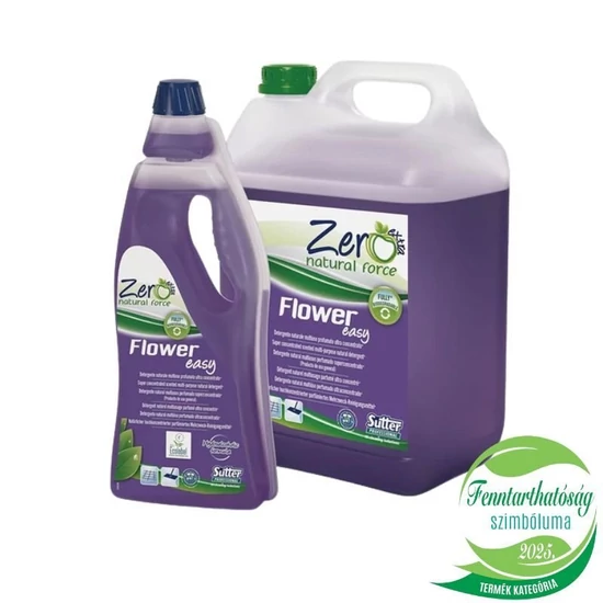 Sutter Zero Flower Easytodose környezetbarát hidroalkoholos általános tisztító 750ml 6db/gyűjtő
