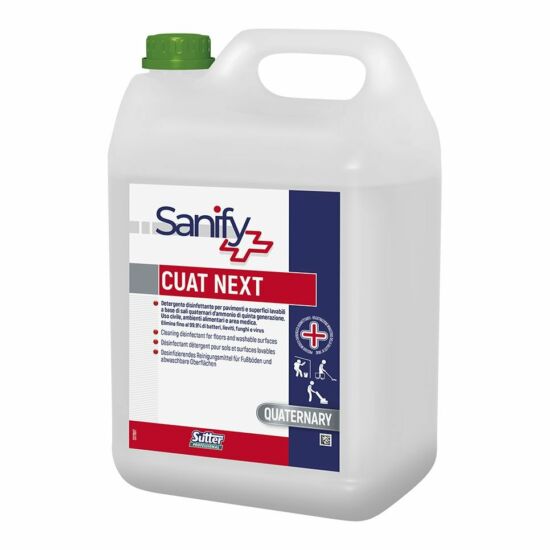 Sutter CUAT NEXT tisztító hatású felületfertőtlenítő  5kg 4kanna/gyűjtő