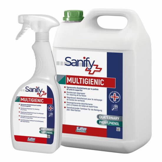 Sutter Multigienic tisztító hatású felületfertőtlenítő750ml 12db/gyűjtő