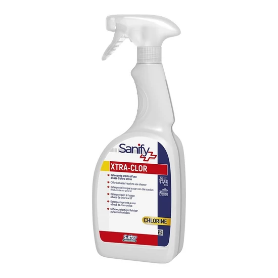 Sutter Xtra-Clor erős aktív klóros tisztítószer 750ml 12db/gyűjtő