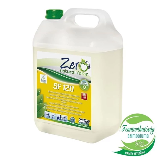 Sutter Zero SF 120 környezetbarát szuperaktív természetes zsíroldó tisztítószer 5kg 4kanna/gyűjtő