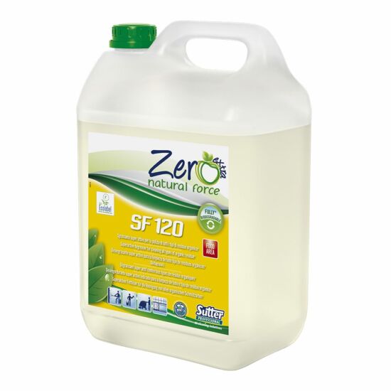 Sutter Zero SF 120 környezetbarát szuperaktív természetes zsíroldó tisztítószer 5kg 4kanna/gyűjtő