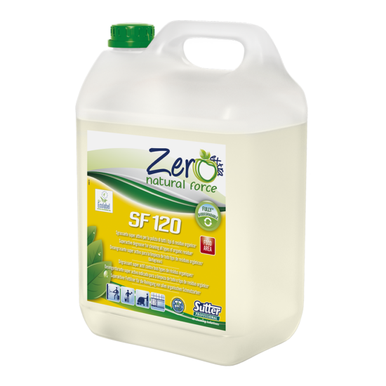 Sutter Zero SF 120 környezetbarát szuperaktív természetes zsíroldó tisztítószer 5kg 4kanna/gyűjtő
