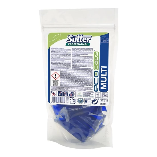 Sutter Ecocaps Multi környezetbarát ultrakoncentrált kapszulás általános felülettisztító 25kapszula/tasak 3tasak/gyűjtő