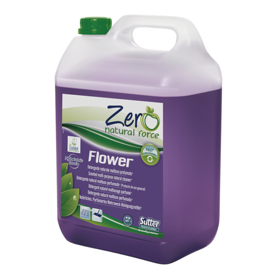 Sutter Zero Flower környezetbarát általános alkoholos tisztítószer virág illatú 5l 4kanna/gyűjtő