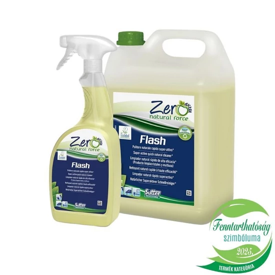 Sutter Zero Flash környezetbarát nagyhatású gyorstisztítószer 750ml 12db/gyűjtő