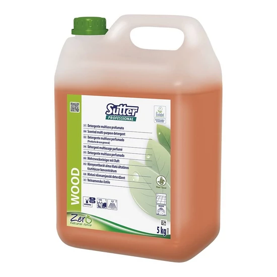 Sutter Zero Wood környezetbarát általános felülettisztító koncentrátum 5kg 4kanna/gyűjtő