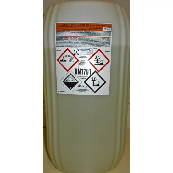 Ipari hypo 20l 150g/l nátrium hipoklorit oldat