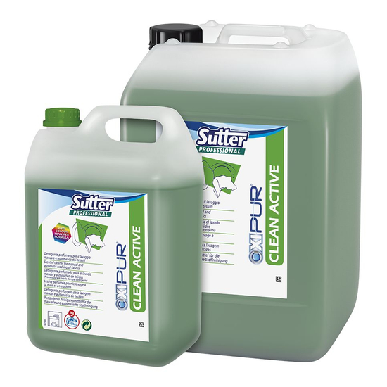 Sutter Clean Active főmosószer 5kg 4kanna/gyűjtő