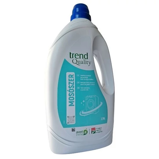 Trend Quality folyékony mosószer koncentrátum fehér és színes ruhákhoz 2,7l 3db/gyűjtő