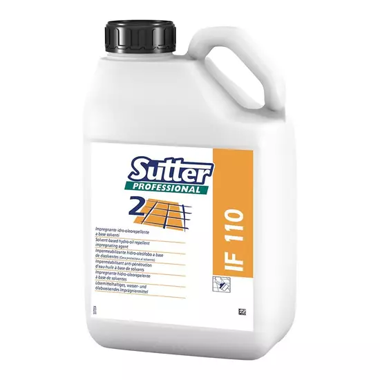 Sutter IF 110 oldószeres vízálló és olajálló impregnálószer kőpadlóra 5kg 4kanna/gyűjtő