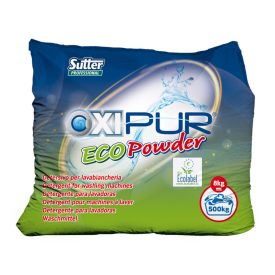 Sutter Oxipur Ecopowder Ecolabel zsíroldó hatású mosópor 8kg