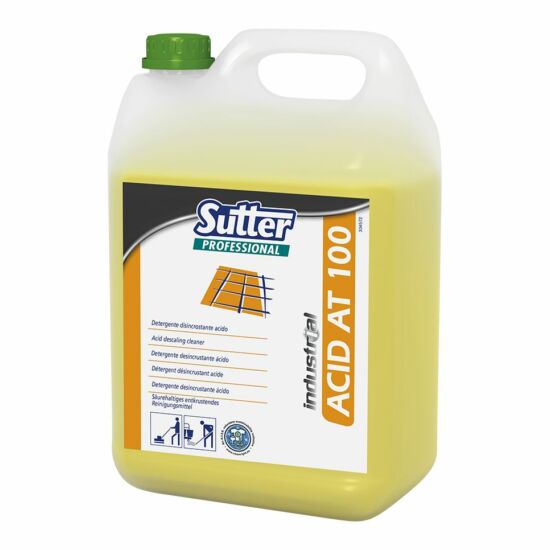 Sutter ACID AT 100 savas vízkőoldó tisztítószer 5kg 4kanna/gyűjtő