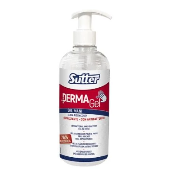 Dermagel Plus kézfertőtlenítő gél pumpás 500ml 12db/gyűjtő