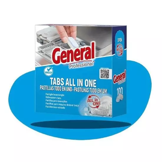Sutter General Tabs All in 1 háztartási mosogatógép tabletta 6x100db/gyűjtő