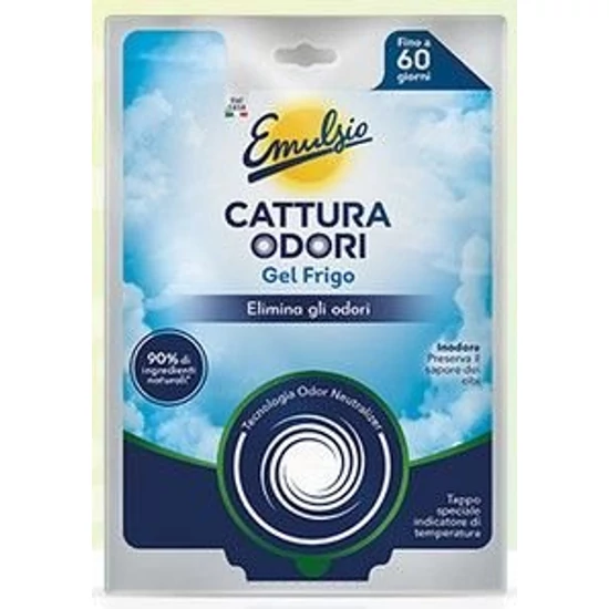 Sutter Emulsio ilCattura Odori Gel Frigo hűtőgép szagtalanító gél légfrissítő 40g 7db/gyűjtő