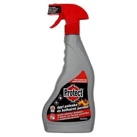Protect ágyipoloska és bolhairtó permet 500ml 12db/gyűjtő