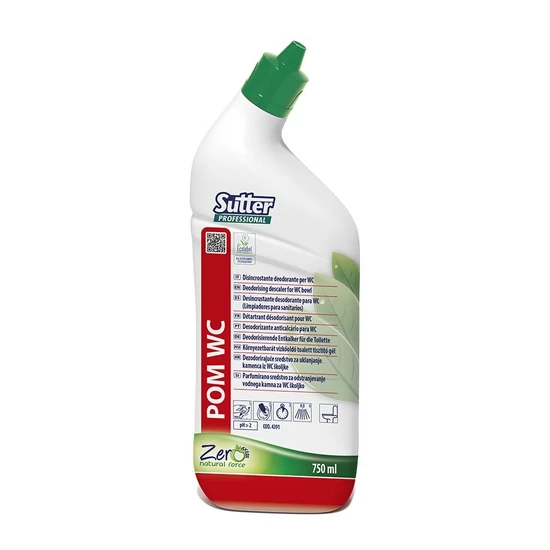 Sutter Zero Pom WC környezetbarát tisztító 750ml 12db/gyűjtő