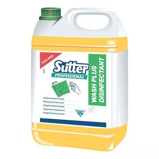 Sutter Wash Plus Disinfectant fertőtlenítő hatású kézi mosogatószer 5kg 4kanna/gyűjtő
