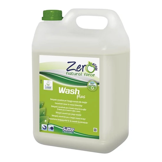 Sutter Zero Wash Plus környezetbarát kézi mosogatószer 5kg 4kanna/gyűjtő