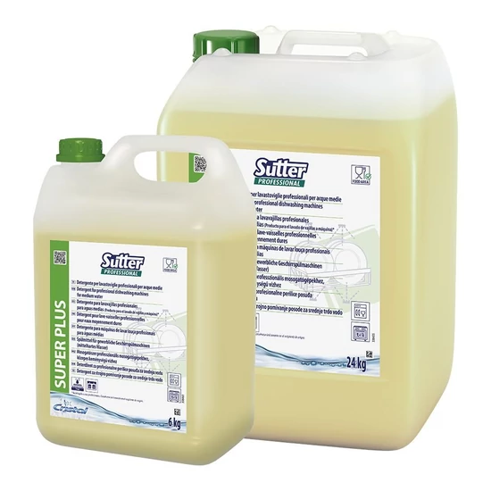 Sutter Super Plus gépi mosogatószer közepes keménységű vízhez 24kg