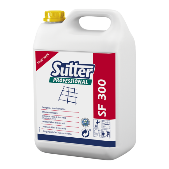 Sutter SF 300 klóros tisztító-és fertőtlenítőszer 5kg 4kanna/gyűjtő