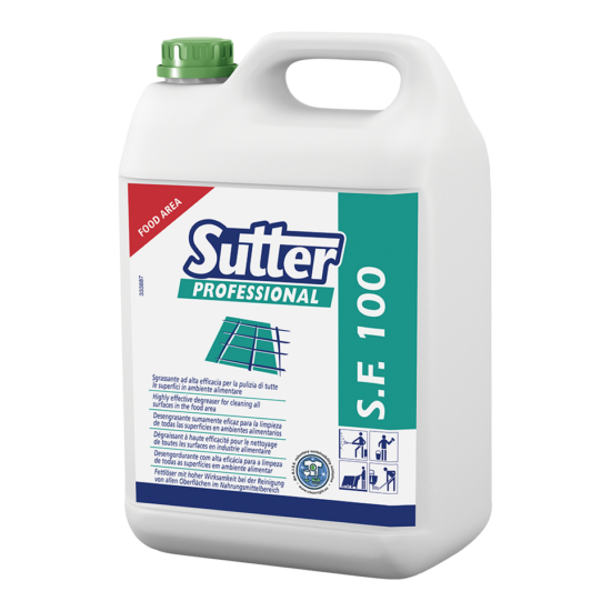 Sutter SF 100 élelmiszeripari zsírtalanító tisztítószer 5kg 4kanna/gyűjtő