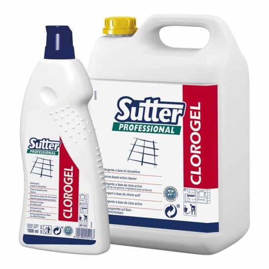 Sutter Clorogel általános tisztító- és fertőtlenítőszer 5kg 4kanna/gyűjtő