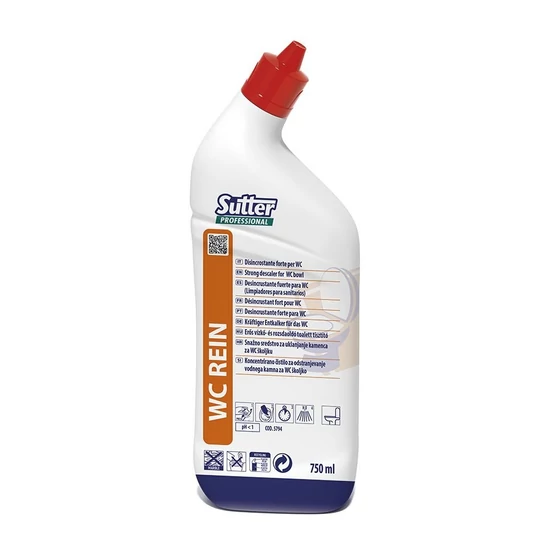 Sutter WC Rein vízkőoldó toalett tisztítószer 750ml 12db/gyűjtő