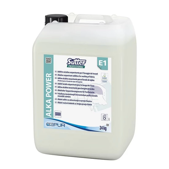Sutter Alka Power folyékony mosásrásegítő professzionális mosodák részére 24kg
