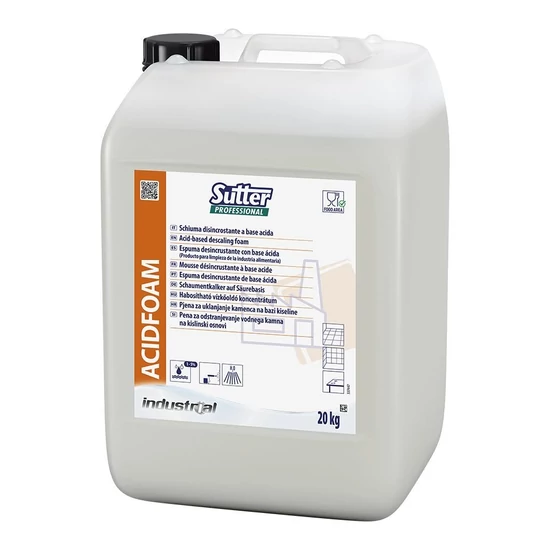 Sutter Acidfoam habzó savas élelmiszeripari tisztítószer 20kg
