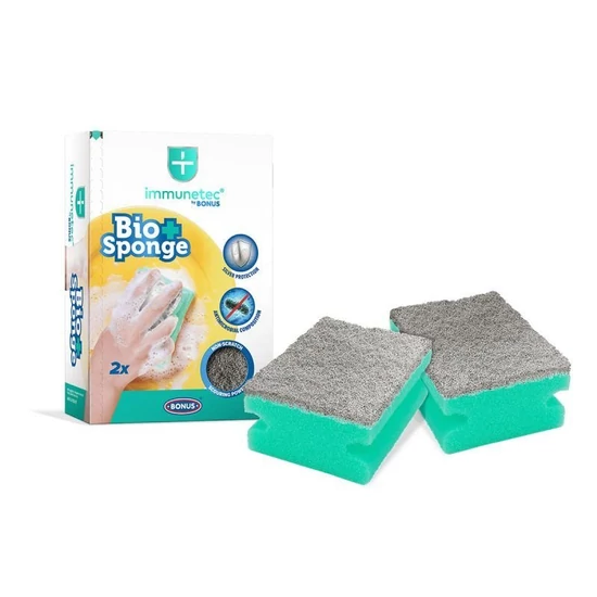 Bioactive Sponge szivacs 9,5x7,1x4,5cm 2db/cs