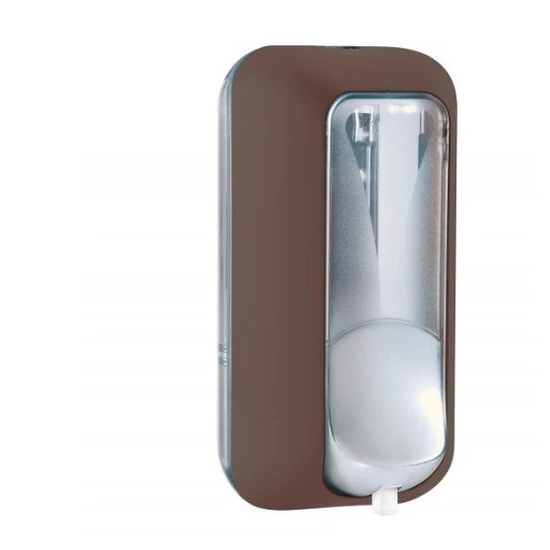 Trend habszappan adagoló, patronos, ABS soft touch barna 500ml