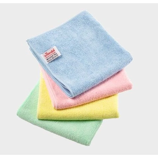 Vileda MicroTuff Plus mikroszálas törlőkendő sárga 38x38cm 5db/csomag