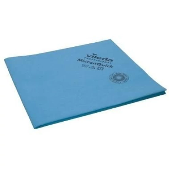 Vileda r-MicronQuick vegyszerálló mikroszálas törlőkendő kék 38x40cm 5db/csomag