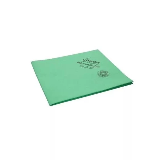 Vileda r-MicronQuick vegyszerálló mikroszálas törlőkendő zöld 38x40cm 5db/csomag