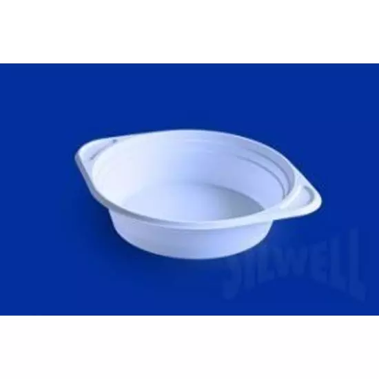 Füles gulyás tányér mikrózható, fehér 500 ml, PP, 10x100db