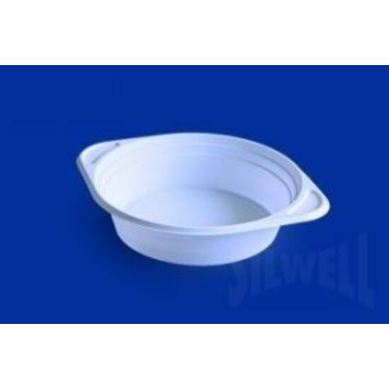 Füles gulyás tányér mikrózható, fehér 500 ml, PP, 10x100db