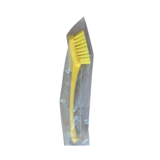 Vikan nyeles súrolókefe kemény sárga 415mm