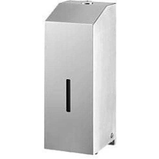 Bisk fertőtlenítős szappan adagoló, inox, szálcsiszolt, tartályos, 1L