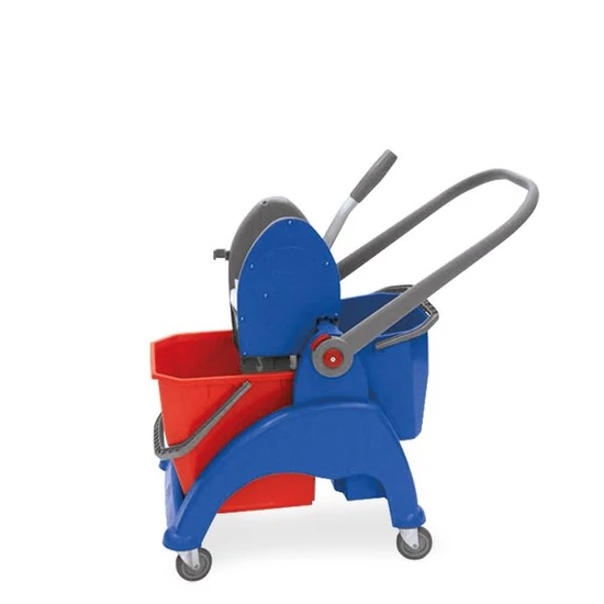 VDM SKY Compact kétvödrös felmosókocsi 12/25l műanyag karral moppréssel